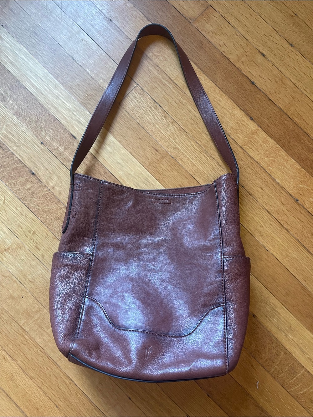 Frye brown leather handbag - Picture 2 of 7